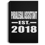 Paralegal Assistant Established EST. 2018 - Canvas Portrait
