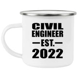 Civil Engineer Established EST. 2022 - 12oz Camping Mug