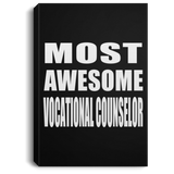 Most Awesome Vocational Counselor - Canvas Portrait