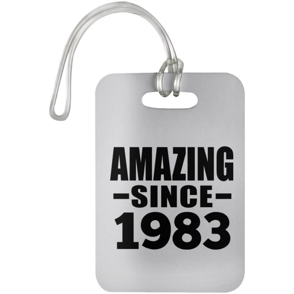 41st Birthday Amazing Since 1983 - Luggage Bag Tag
