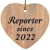 Reporter Since 2022 - Heart Ornament C