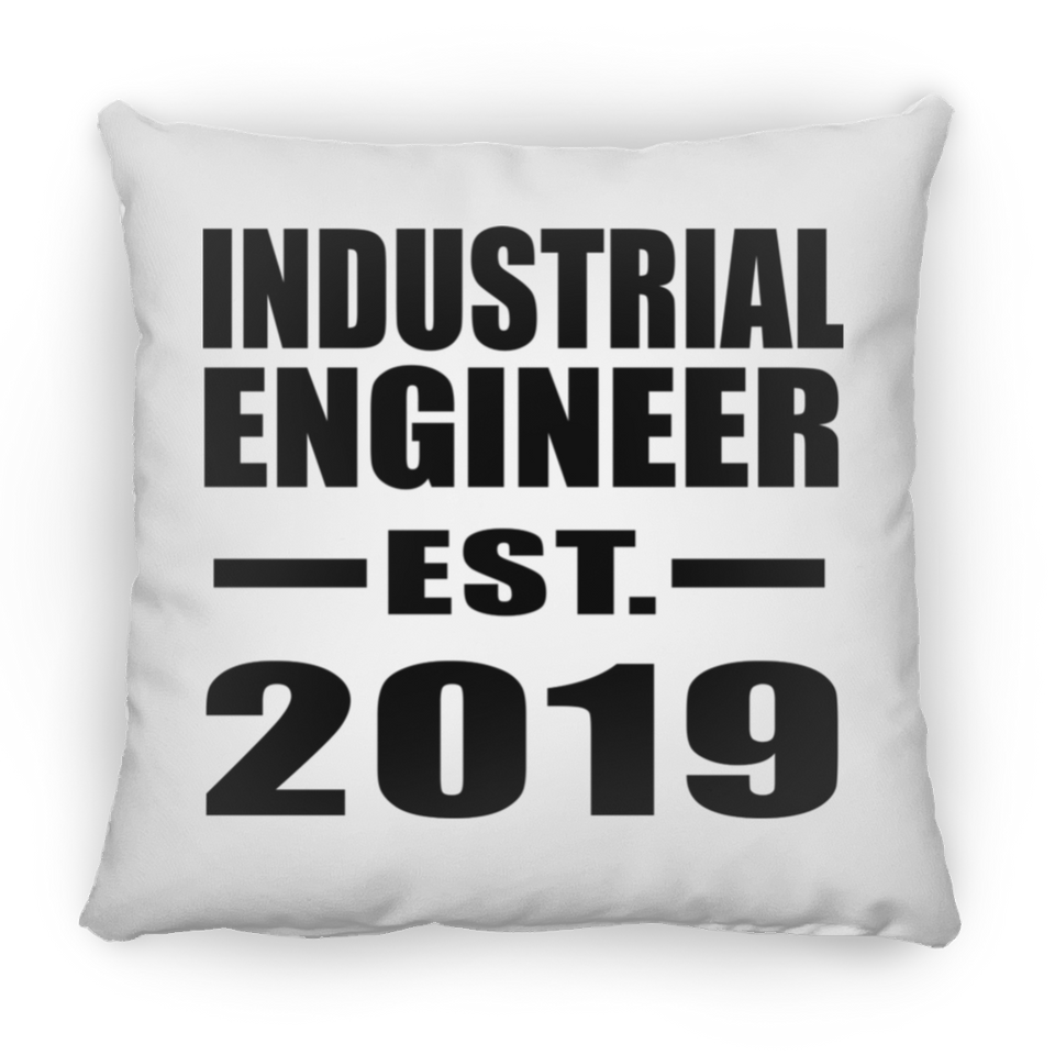Industrial Engineer Established EST. 2019 - Throw Pillow