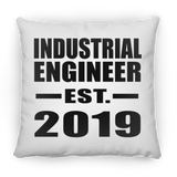 Industrial Engineer Established EST. 2019 - Throw Pillow