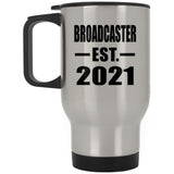 Broadcaster Established EST. 2021 - Silver Travel Mug