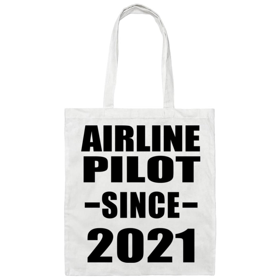 Airline Pilot Since 2021 - Tote Bag White