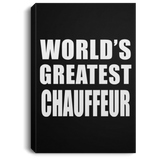 World's Greatest Chauffeur - Canvas Portrait