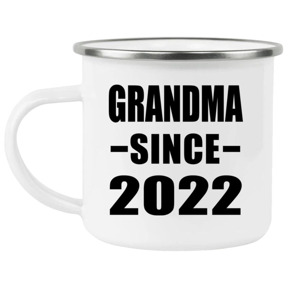 Grandma Since 2022 - 12oz Camping Mug