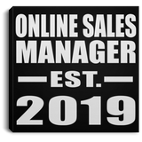 Online Sales Manager Established EST. 2019 - Canvas Square
