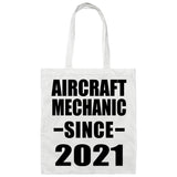 Aircraft Mechanic Since 2021 - Tote Bag White