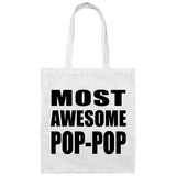 Most Awesome Pop-Pop - Tote Bag White