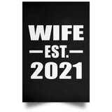 Wife Established EST. 2021 - Poster Portrait
