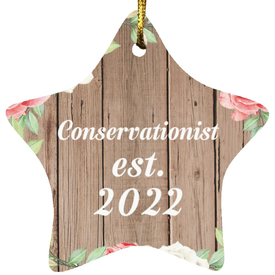 Conservationist Established Est. 2022 - Star Ornament B