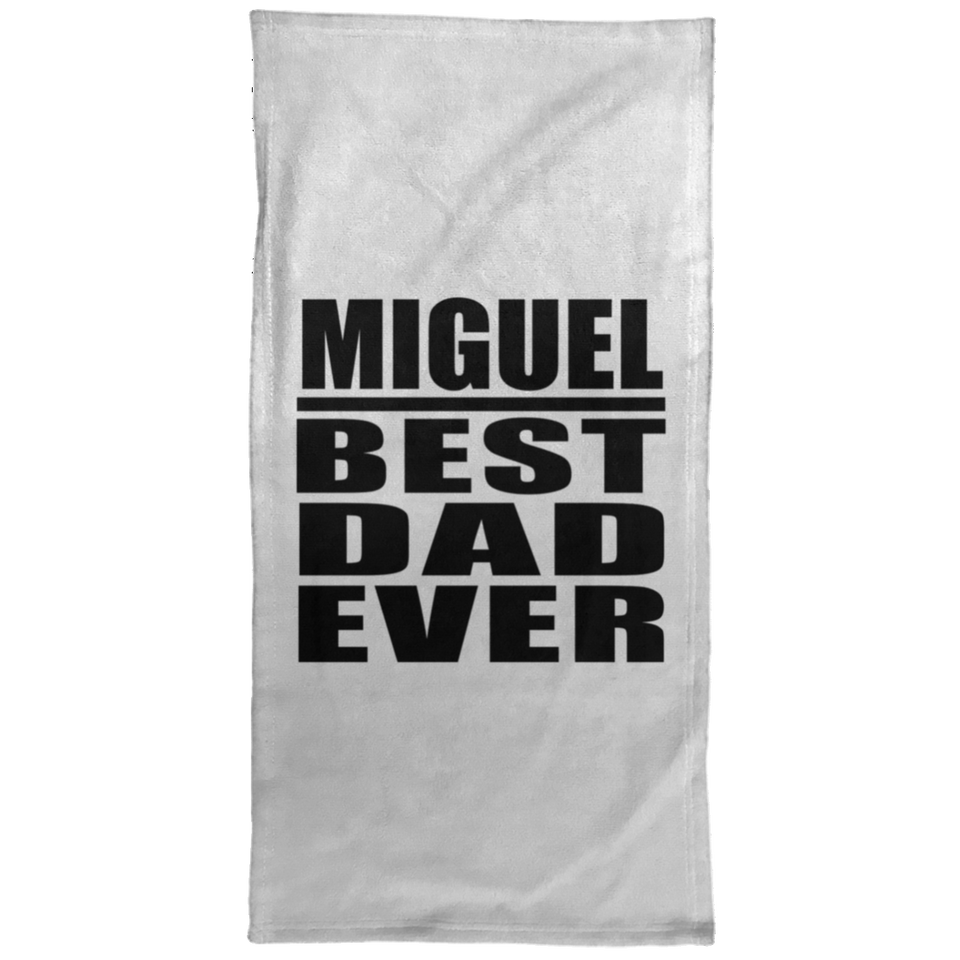 Miguel Best Dad Ever - Hand Towel