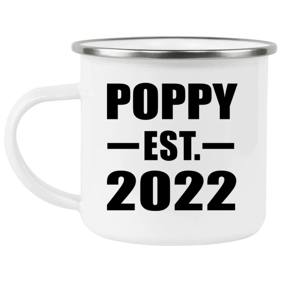 Poppy Established EST. 2022 - 12oz Camping Mug