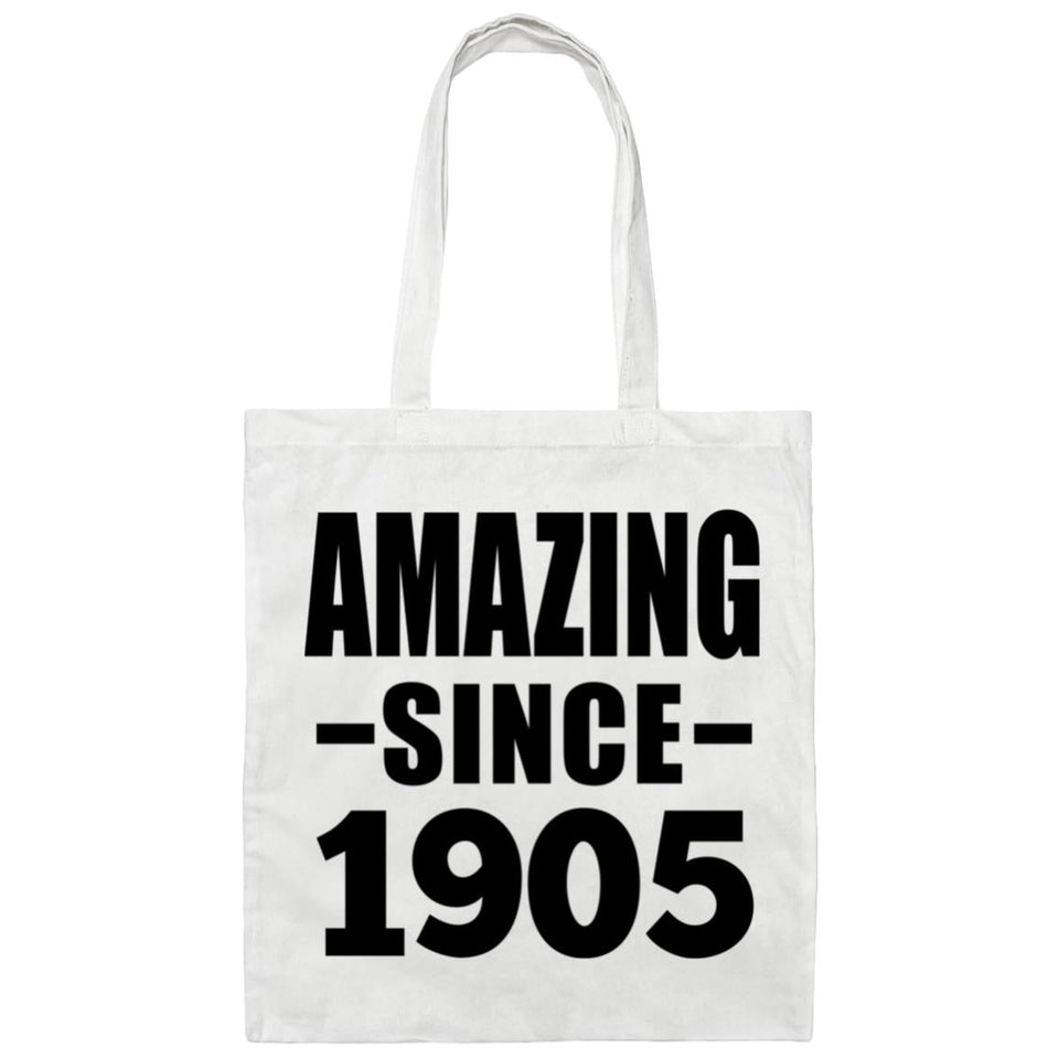 119th Birthday Amazing Since 1905 - Tote Bag White