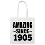 119th Birthday Amazing Since 1905 - Tote Bag White