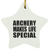 Archery Makes Life Special - Star Ornament