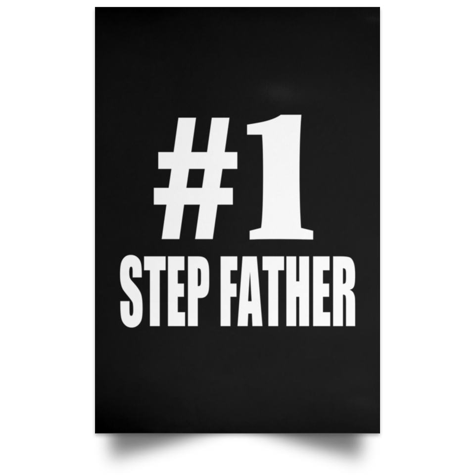 Number One #1 Step Father - Poster Portrait