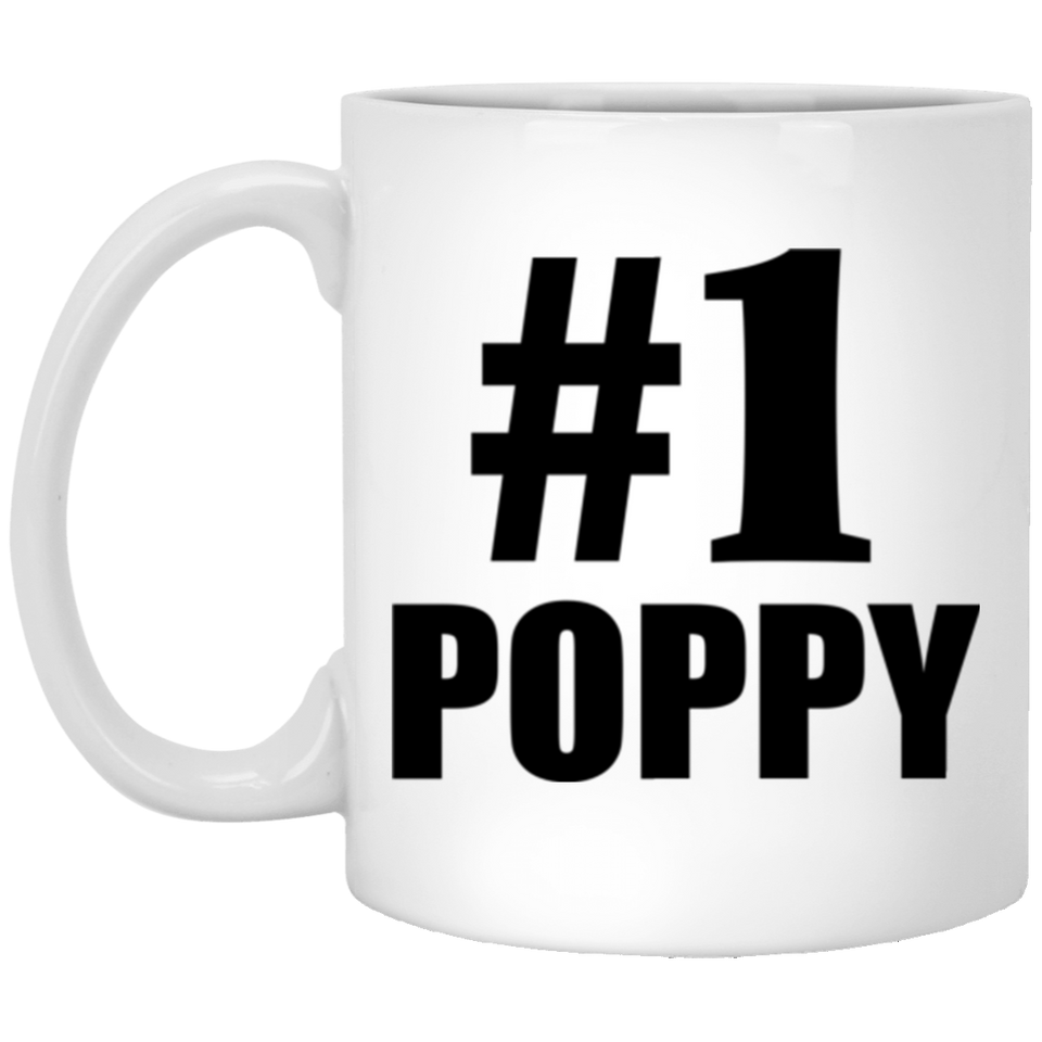 Number One #1 Poppy - 11 Oz Coffee Mug