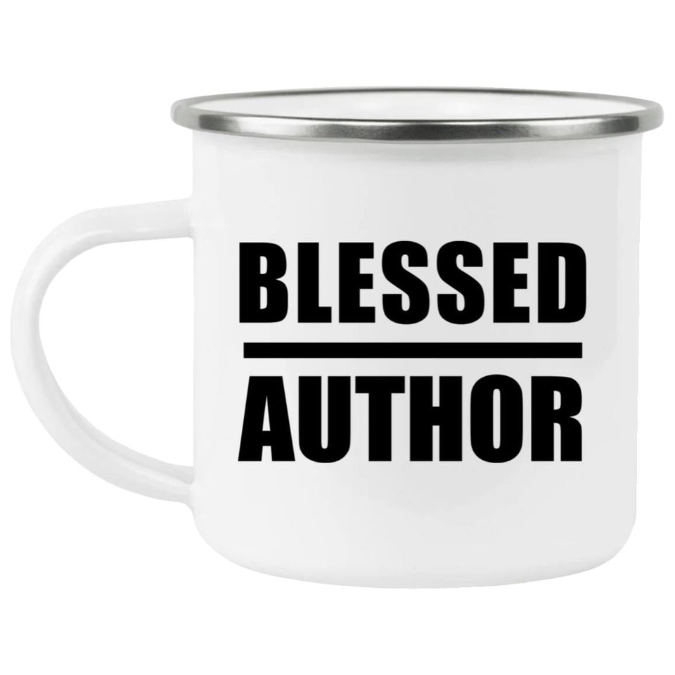 Blessed Author - 12oz Camping Mug