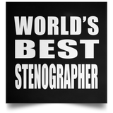 World's Best Stenographer - Poster Square