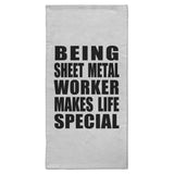 Being Sheet Metal Worker Makes Life Special - Hand Towel