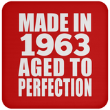 61st Birthday Made In 1963 Aged to Perfection - Coaster