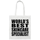 World's Best Skincare Specialist - Tote Bag White