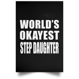 World's Okayest Step Daughter - Poster Portrait
