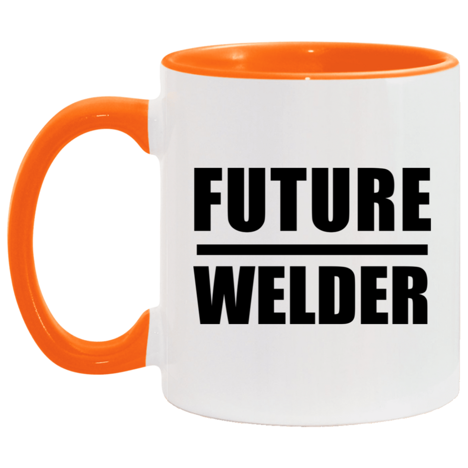 Future Welder - 11oz Accent Mug Orange