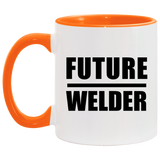 Future Welder - 11oz Accent Mug Orange