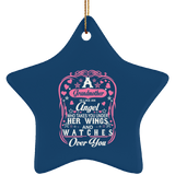 Grandmother Is Like An Angel Takes You Under Her Wings - Star Ornament