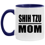 Shih Tzu Mom - 11oz Accent Mug Purple