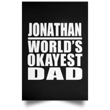 Jonathan World's Okayest Dad - Poster Portrait