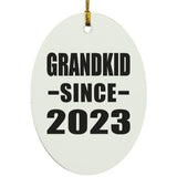 Grandkid Since 2023 - Oval Ornament