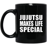 Jujutsu Makes Life Special - 11oz Coffee Mug Black