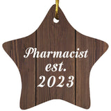 Pharmacist Established Est. 2023 - Star Ornament D
