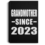Grandmother Since 2023 - Canvas Portrait