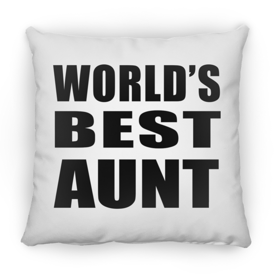 World's Best Aunt - Throw Pillow