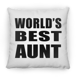 World's Best Aunt - Throw Pillow