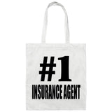 Number One #1 Insurance Agent - Tote Bag White