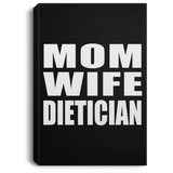 Mom Wife Dietician - Canvas Portrait