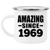 55th Birthday Amazing Since 1969 - 12oz Camping Mug