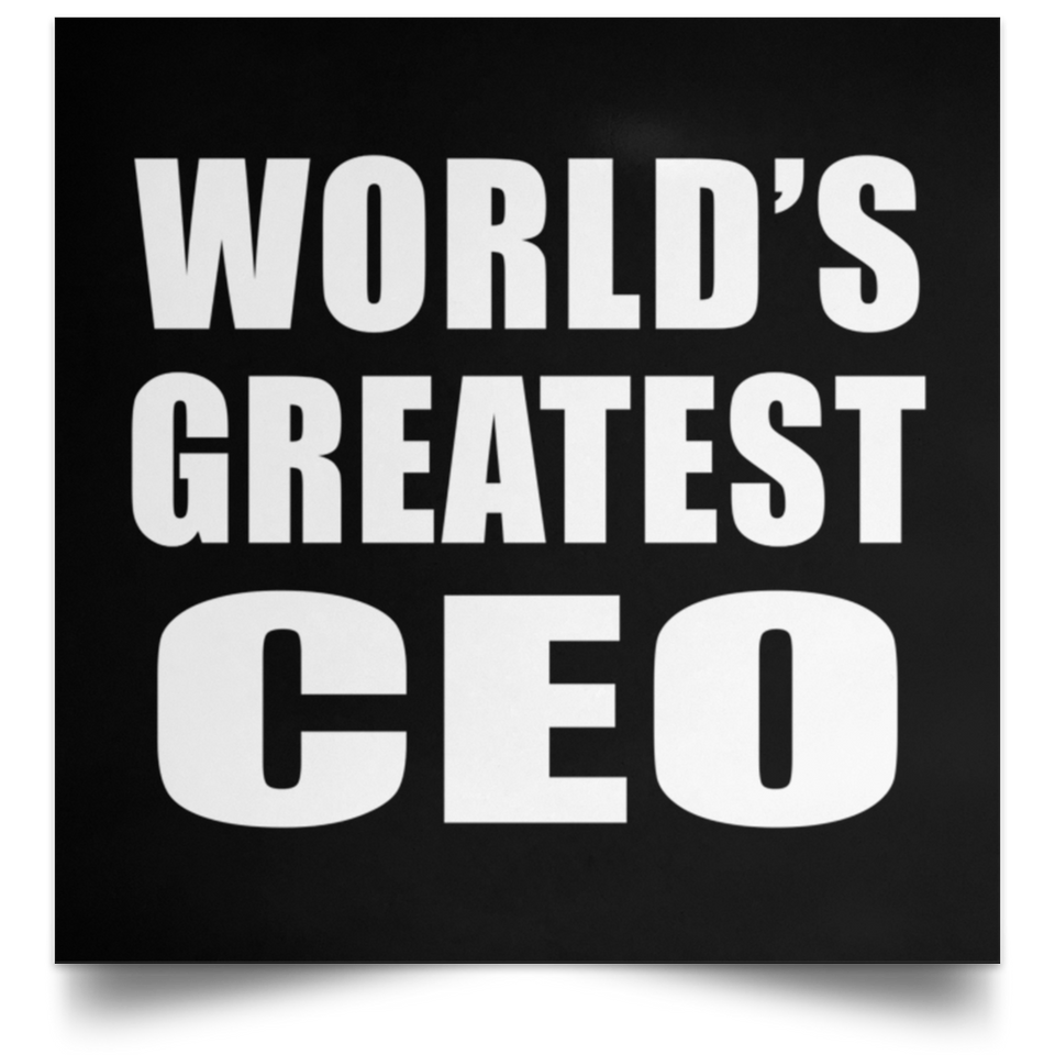 World's Greatest CEO - Poster Square