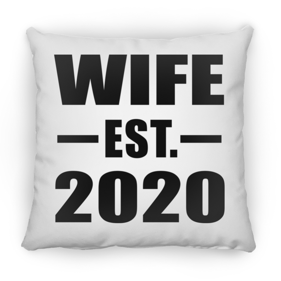 Wife Established EST. 2020 - Throw Pillow