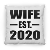 Wife Established EST. 2020 - Throw Pillow