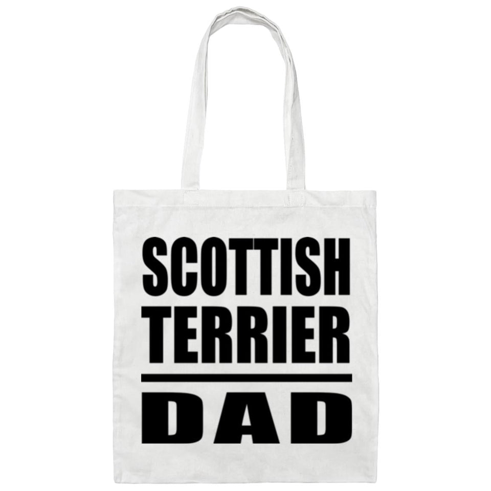 Scottish Terrier Dad - Tote Bag White
