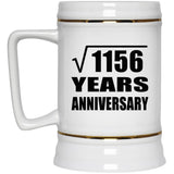 34th Anniversary Square Root of 1156 Years Anniversary - Beer Stein