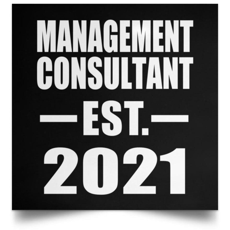 Management Consultant Established EST. 2021 - Poster Square