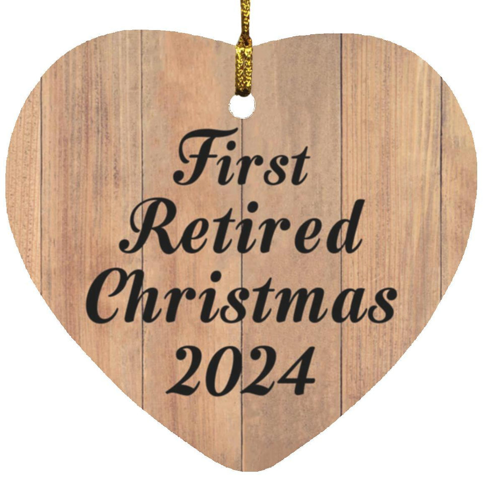 First Retired Christmas 2024 - Heart Ornament C